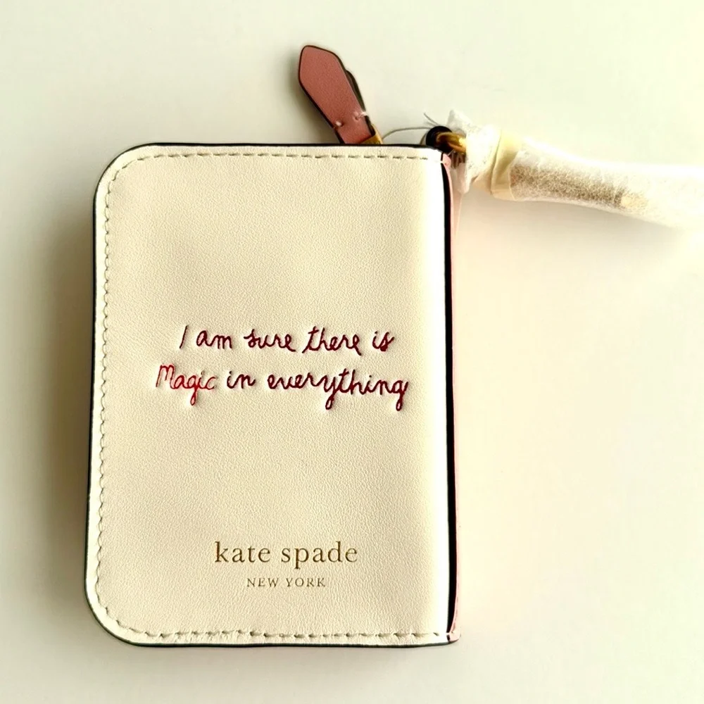 Kate Spade Story Teller Secret Garden Coin Purse